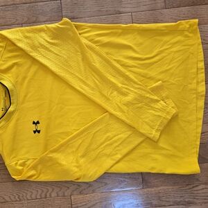 Under Armour Kids Yellow Long Sleeve Shirt